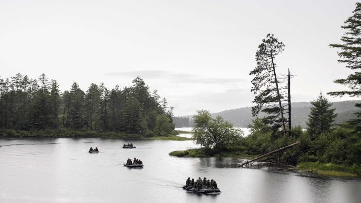 Exercice militaire sur la rivière Saint-Maurice - 10 au 12 octobre
