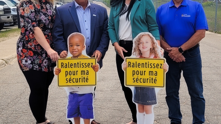Du nouveau dans les rues de La Tuque pour sensibiliser les automobilistes à ralentir