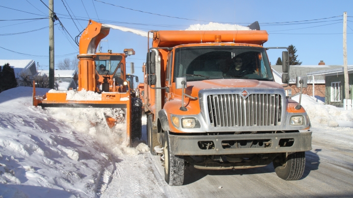 Opérations d'enlèvement de la neige dans les prochains jours