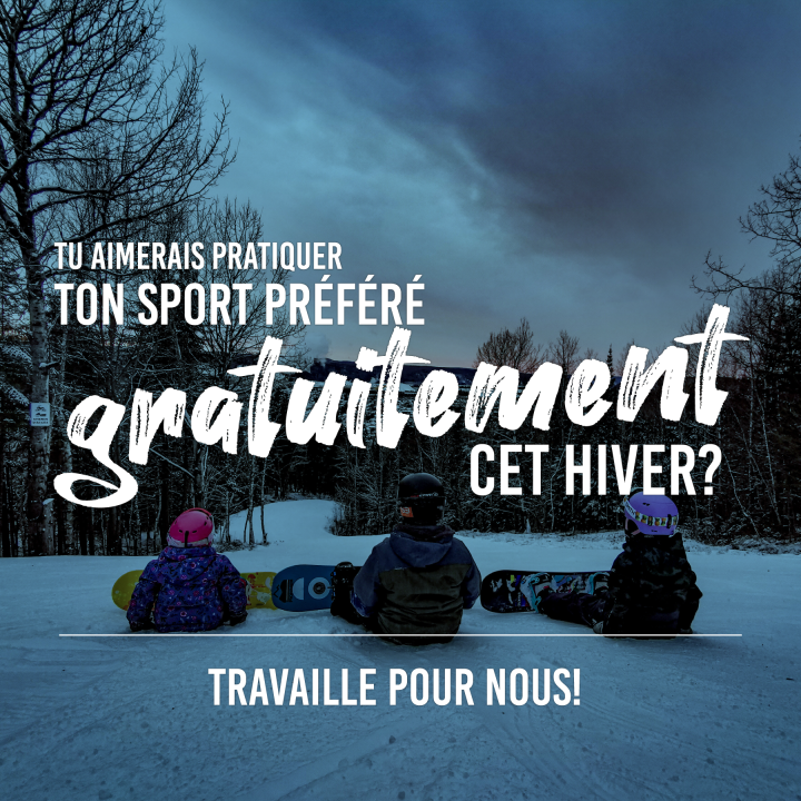 Offres d'emplois pour Ski La Tuque en vue de la prochaine saison