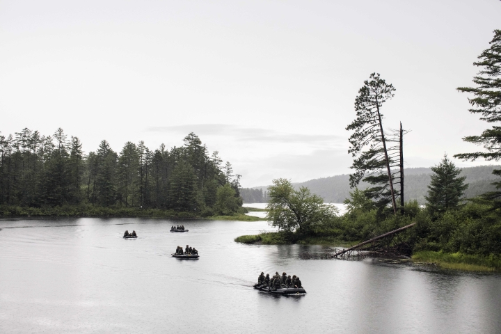 Exercice militaire sur la rivière Saint-Maurice - 10 au 12 octobre