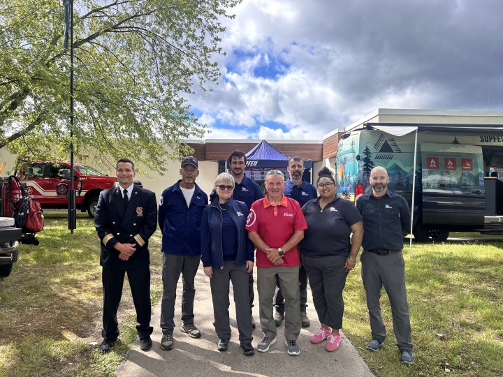 Visites des pompiers forestiers dans les secteurs boisés