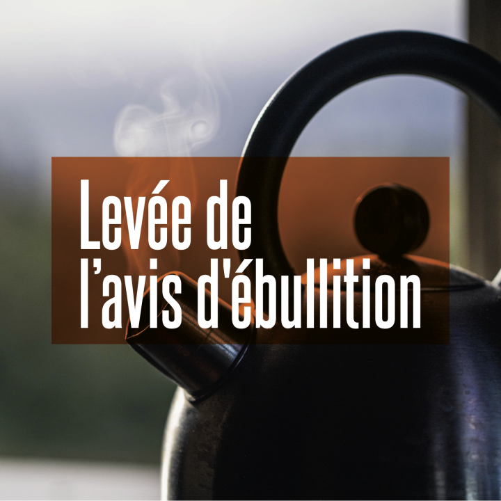 Levée de l'avis d'ébullition à la Terrasse St-Maurice