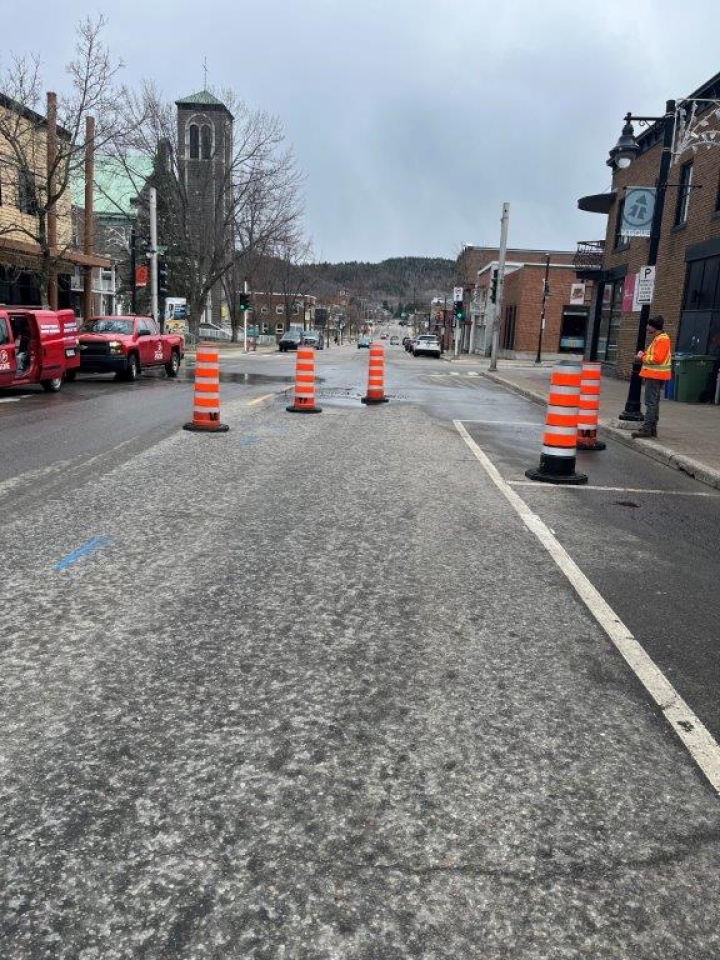 Fuite d'eau rue Saint-Joseph réparée, fin des travaux mardi
