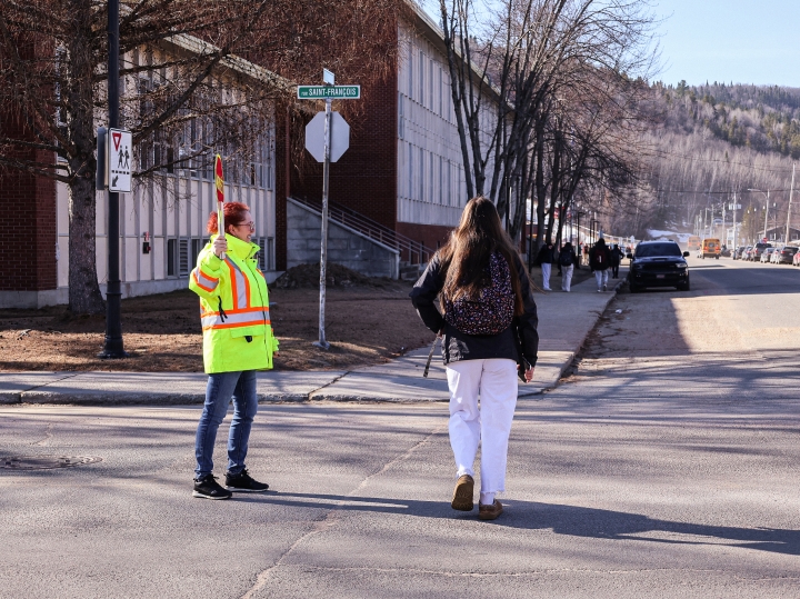 Nouveau brigadier scolaire rue Saint-François