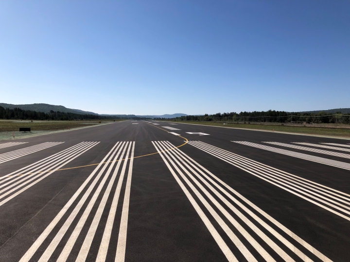 Inauguration de la nouvelle piste de l'aéroport de La Tuque